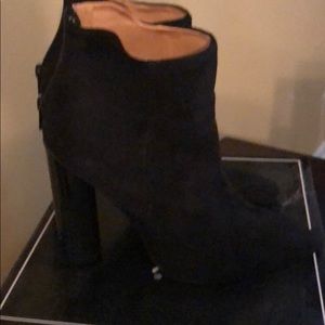 Black ankle boots